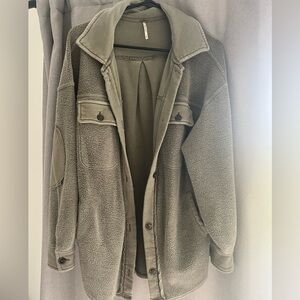 Free People Olive Green Jacket